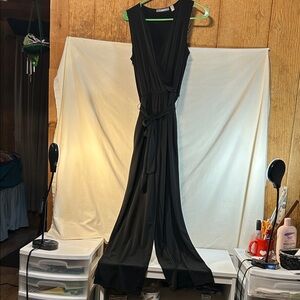 My Collection Petite Woman’s Elegant Black Jumpsuit